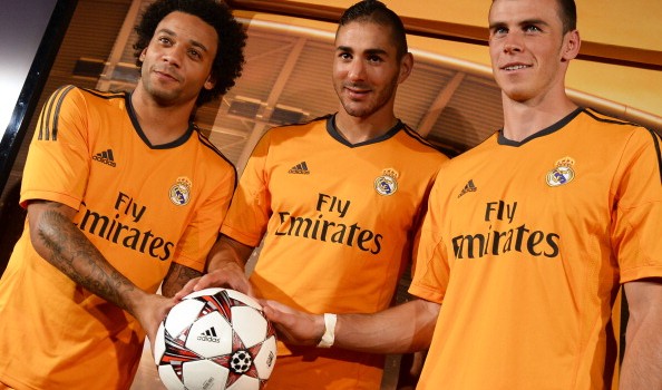 Real Madrid | Nuova maglia (arancione) per la Champions League | Foto