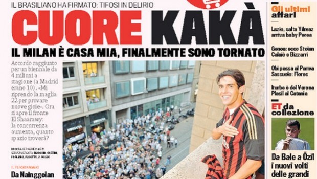 Rassegna stampa 3 settembre 2013: prime pagine di Gazzetta, Corriere e Tuttosport