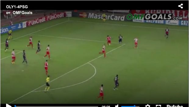 Olympiakos &#8211; Psg 1-4 | Highlights Champions League | Video gol (Weiss, Cavani, Thiago Motta, Marquinhos)