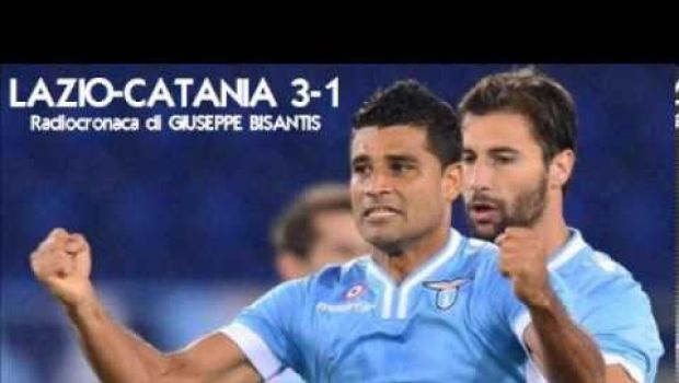 Lazio-Catania 3-1 | Telecronaca di De Angelis e radiocronaca di Radio Rai | Video