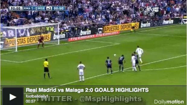 Real Madrid &#8211; Malaga 2-0 | Highlights Liga &#8211; Video Gol (Di Maria, Cristiano Ronaldo)