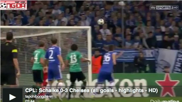 Schalke-Chelsea 0-3 | Highlights Champions League | Video Gol (Torres, Hazard)