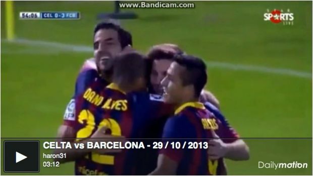 Celta Vigo &#8211; Barcellona 0-3 | Highlights Liga &#8211; Video Gol (Sanchez, aut. Rodriguez, Fabregas)