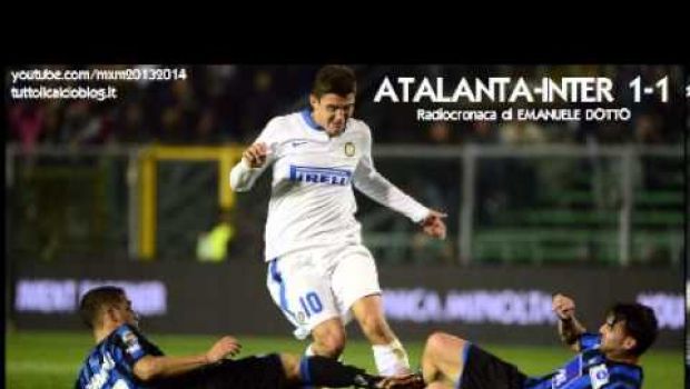 Atalanta-Inter 1-1 | Telecronache di Tramontana e Recalcati, radiocronaca di Radio Rai | Video