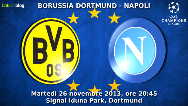 Borussia Dortmund &#8211; Napoli 3-1 | Risultato finale | Inutile il gol di Insigne, vincono i tedeschi