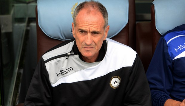 Udinese, lite Guidolin-Allan in allenamento