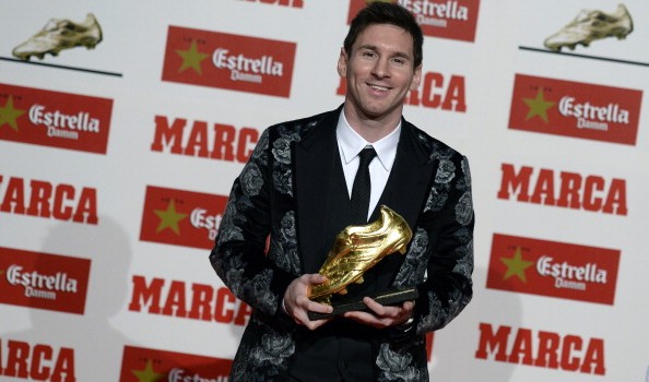 Lionel Messi Scarpa D&#8217;Oro per la terza volta