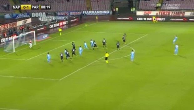 Napoli &#8211; Parma 0-1 | Risultato finale | Gol di Cassano