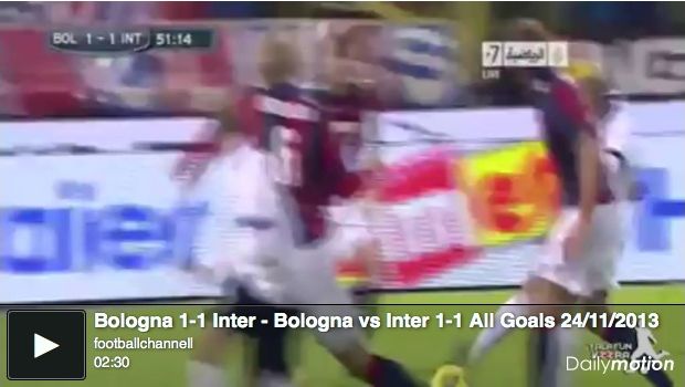 Bologna &#8211; Inter 1-1 | Highlights Serie A | Video gol (Kone, Jonathan)