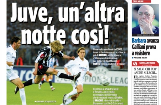 Rassegna stampa 5 novembre 2013: prime pagine di Gazzetta, Corriere e Tuttosport