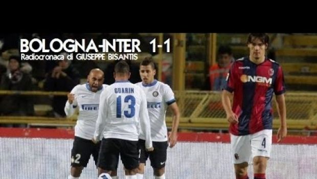 Bologna-Inter 1-1 | Telecronache di Tramontana e Recalcati, radiocronaca Rai | Video