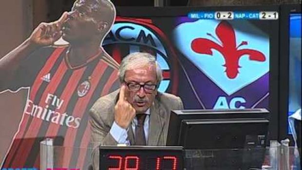 Milan-Fiorentina 0-2 | Telecronache di Crudeli e Pellegatti, radiocronaca Rai | Video