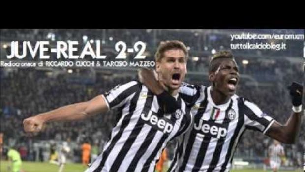Juventus-Real Madrid 2-2 | Telecronache di Zuliani e Paolino, radiocronaca di Cucchi | Video