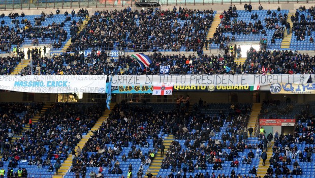 Chiuse le curve di Roma e Inter (niente derby). &#8220;Sospesa&#8221; quella della Lazio