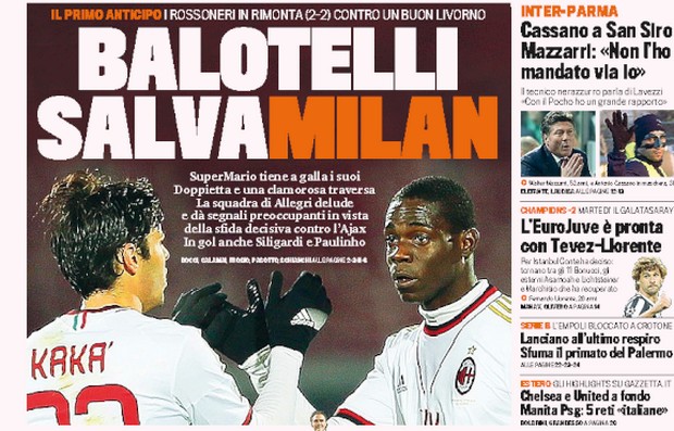 Rassegna stampa 8 dicembre 2013: prime pagine di Gazzetta, Corriere e Tuttosport