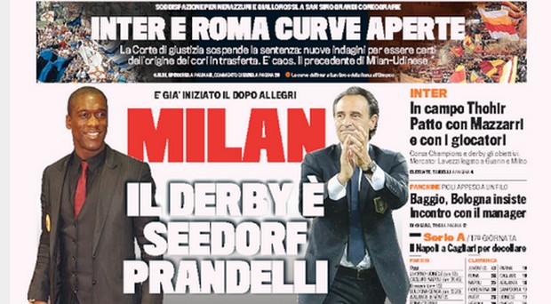 Rassegna stampa 21 dicembre 2013: prime pagine di Gazzetta, Corriere e Tuttosport