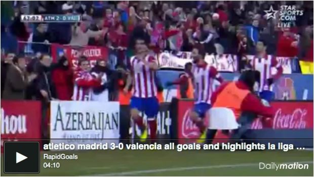 Atletico Madrid &#8211; Valencia 3-0 | Highlights Liga &#8211; Video Gol (Diego Costa, Raul Garcia)