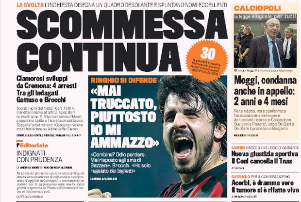 Rassegna stampa 18 dicembre 2013: prime pagine di Gazzetta, Corriere e Tuttosport