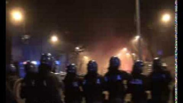 Atalanta-Roma | Scontri con la polizia, tifosi romanisti bloccati nel parcheggio | Video