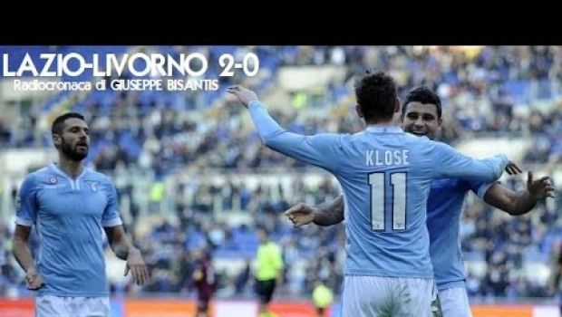 Lazio-Livorno 2-0 | Telecronaca di De Angelis e radiocronaca Rai | Video