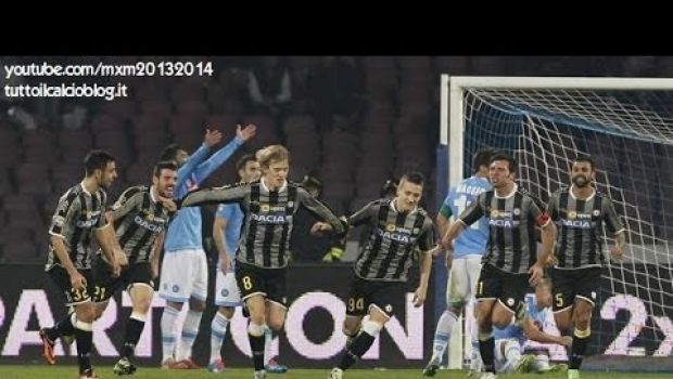 Napoli-Udinese 3-3 | Telecronaca di Auriemma e radiocronaca di Repice | Video