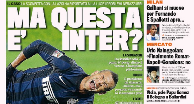 Rassegna stampa 8 gennaio 2014: prime pagine di Gazzetta, Corriere e Tuttosport