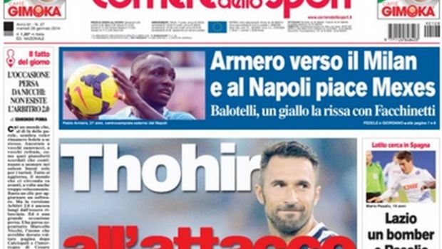 Rassegna stampa 28 gennaio 2014: prime pagine di Gazzetta, Corriere e Tuttosport