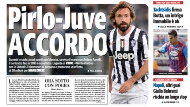 Rassegna stampa 9 gennaio 2014: prime pagine di Gazzetta, Corriere e Tuttosport