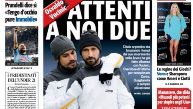 Rassegna stampa 5 febbraio 2014: prime pagine di Gazzetta, Corriere e Tuttosport