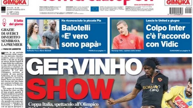 Rassegna stampa 6 febbraio 2014: prime pagine di Gazzetta, Corriere e Tuttosport