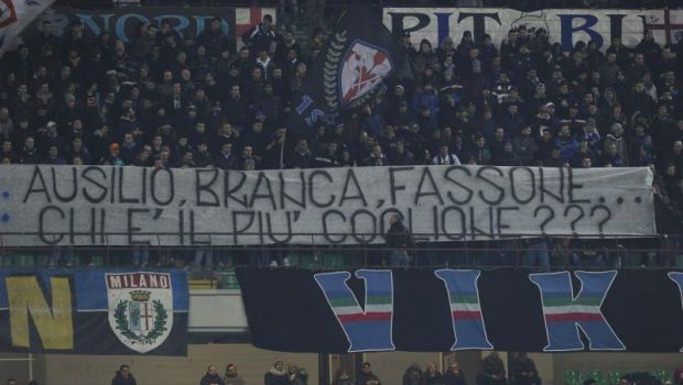 Inter &#8211; Sassuolo 1-0: i tifosi nerazzurri contro la dirigenza, ce n&#8217;è anche per Moratti