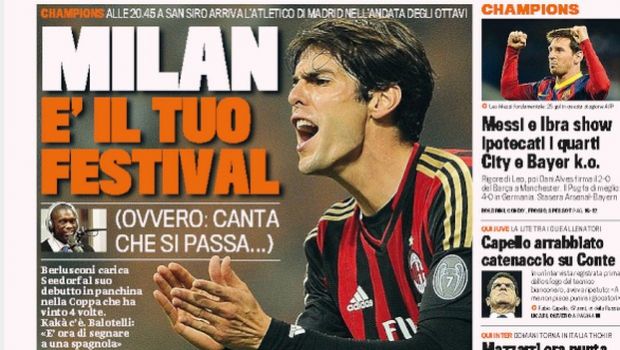 Rassegna stampa 19 febbraio 2014: prime pagine di Gazzetta, Corriere e Tuttosport