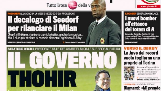 Rassegna stampa 22 febbraio 2014: prime pagine di Gazzetta, Corriere e Tuttosport