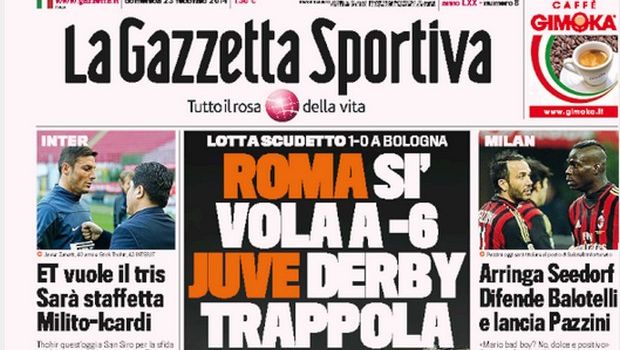 Rassegna stampa 23 febbraio 2014: prime pagine di Gazzetta, Corriere e Tuttosport