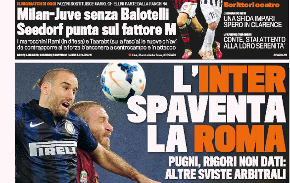 Rassegna stampa 2 marzo 2014: prime pagine di Gazzetta, Corriere e Tuttosport