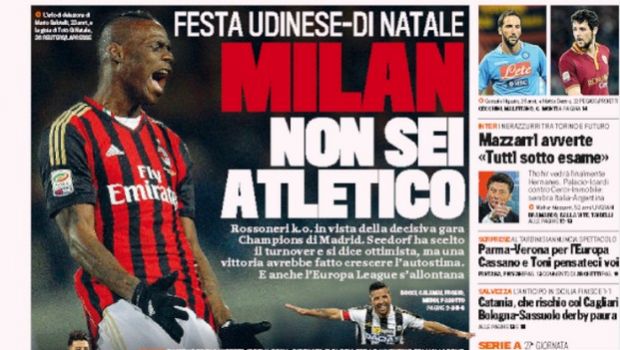 Rassegna stampa 9 marzo 2014: prime pagine di Gazzetta, Corriere e Tuttosport