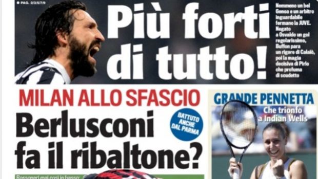 Rassegna stampa 17 marzo 2014: prime pagine di Gazzetta, Corriere e Tuttosport