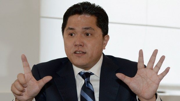 Thohir: &#8220;Per l&#8217;Inter è un anno di transizione, entro il 2016 in Champions. Mazzarri? Anche lui è sotto esame&#8221;