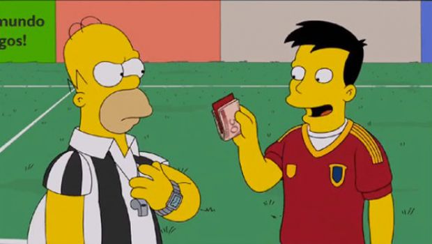 Brasile 2014 | Per i Simpson la Spagna&#8230; corromperà l&#8217;arbitro &#8211; Video