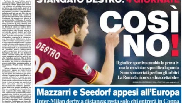 Rassegna stampa 9 aprile 2014: prime pagine di Gazzetta, Corriere e Tuttosport