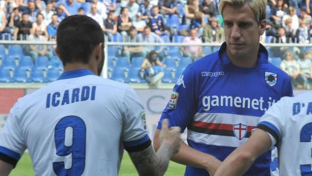Samp-Inter | Maxi Lopez non stringe la mano ad Icardi &#8211; Video e Foto