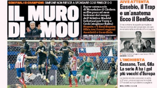 Rassegna stampa 23 aprile 2014: prime pagine di Gazzetta, Corriere e Tuttosport