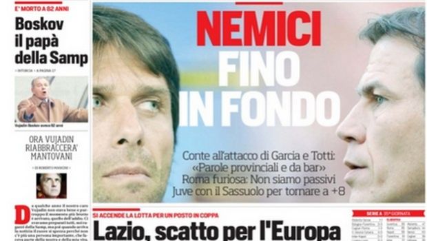 Rassegna stampa 28 aprile 2014: prime pagine di Gazzetta, Corriere e Tuttosport