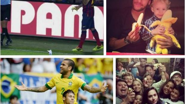 #Siamotuttiscimmie: l&#8217;hashtag di Neymar per solidarietà a Dani Alves