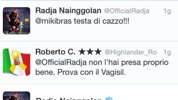 Volano insulti su Twitter tra Nainggolan e alcuni utenti &#8211; Foto