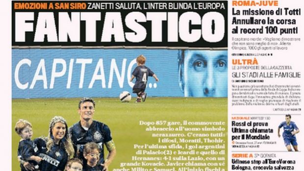 Rassegna stampa 11 maggio 2014: prime pagine di Gazzetta, Corriere e Tuttosport