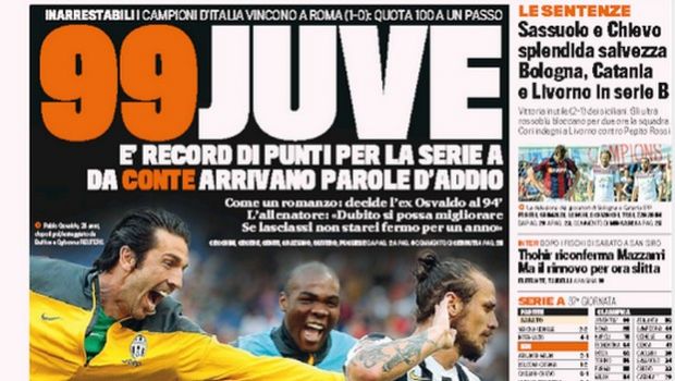 Rassegna stampa 12 maggio 2014: prime pagine di Gazzetta, Corriere e Tuttosport