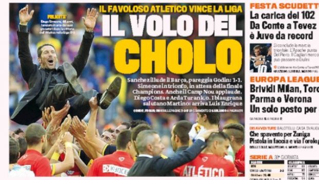 Rassegna stampa 18 maggio 2014: prime pagine di Gazzetta, Corriere e Tuttosport