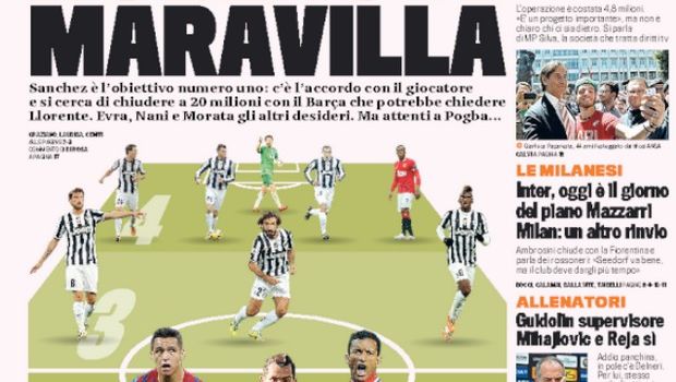 Rassegna stampa 21 maggio 2014: prime pagine di Gazzetta, Corriere e Tuttosport
