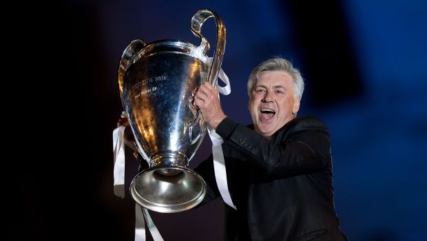 Carlo Ancelotti, con la terza Champions tra i grandi della storia